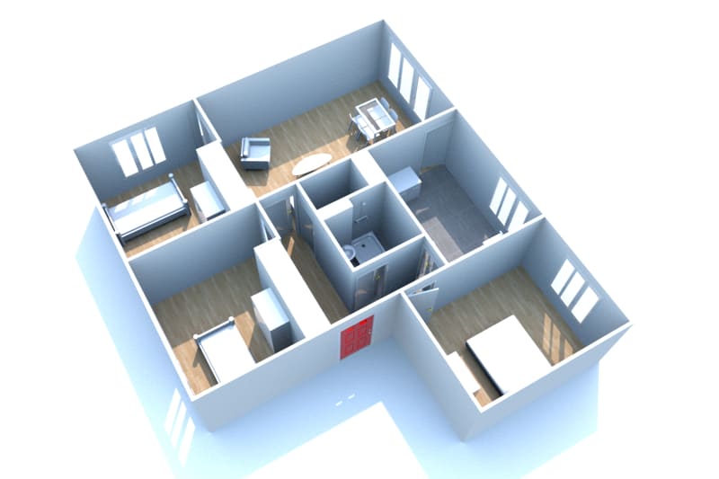 Appartement T4 en location dans une résidence à Blangy-Sur-Bresle - Image 2