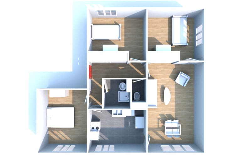 Appartement T4 en location dans une résidence à Blangy-Sur-Bresle - Image 3