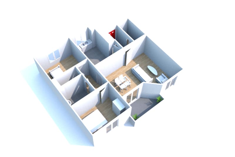 T3 appartement à Blangy-sur-Bresle en location - Image 2