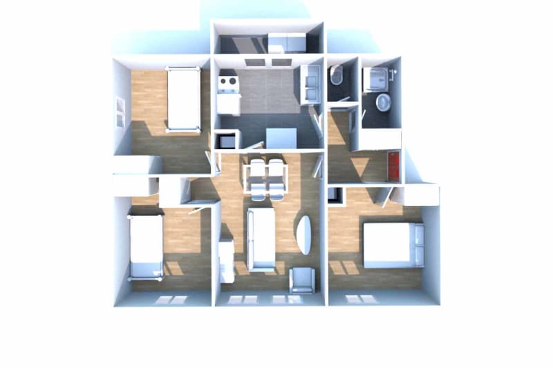 Appartement T4 à louer à Bolbec - Image 3