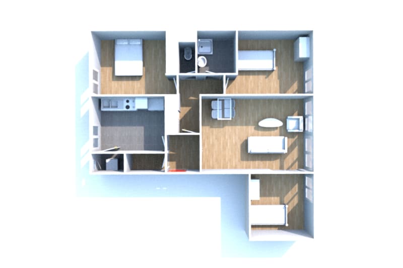 Location Type 4 appartement à Bolbec - Image 3