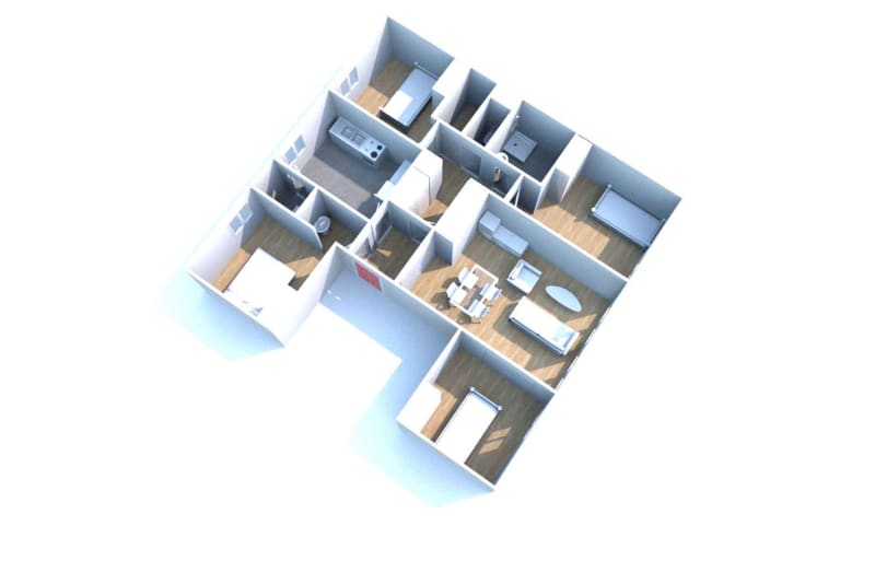 Appartement T5 à louer dans un quartier résidentiel à Bolbec - Image 2