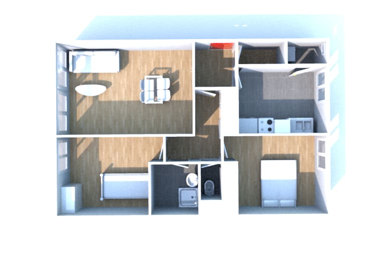À louer : appartement 3 pièces à Bolbec - Image 3