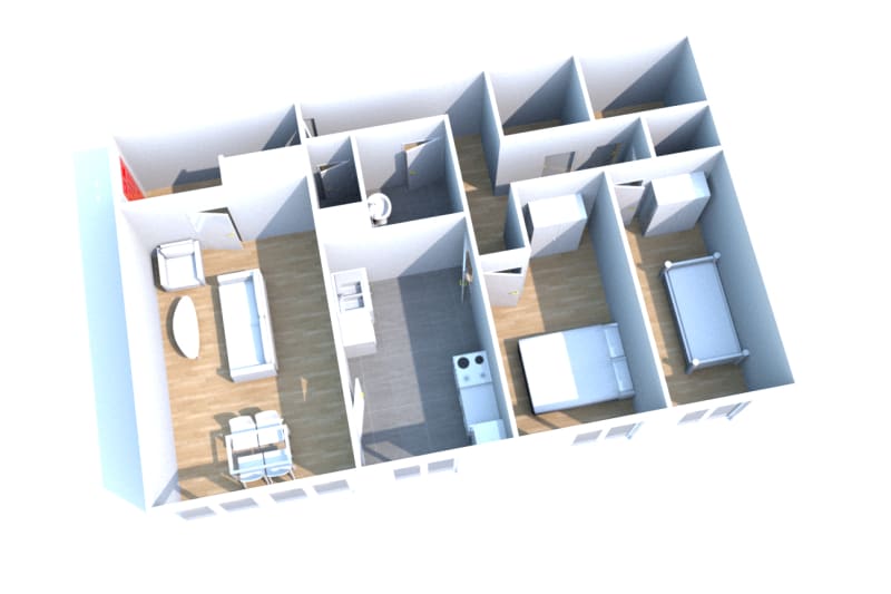 Location d'un appartement T3 à Bolbec - Image 2