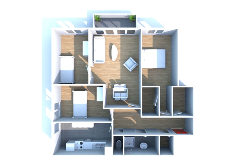 En location à Bolbec : appartement T4 - Image 3