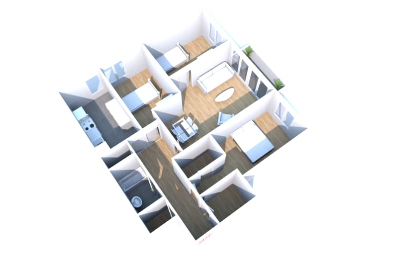 4 pièces appartement à louer à Bolbec - Image 2