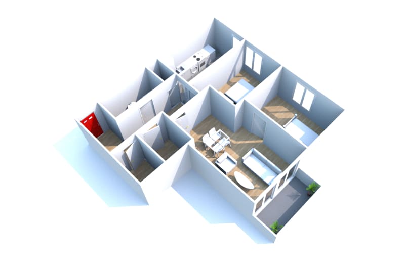 Location d’un appartement F3 à Bolbec - Image 2