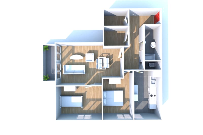 Location d’un appartement F3 à Bolbec - Image 3