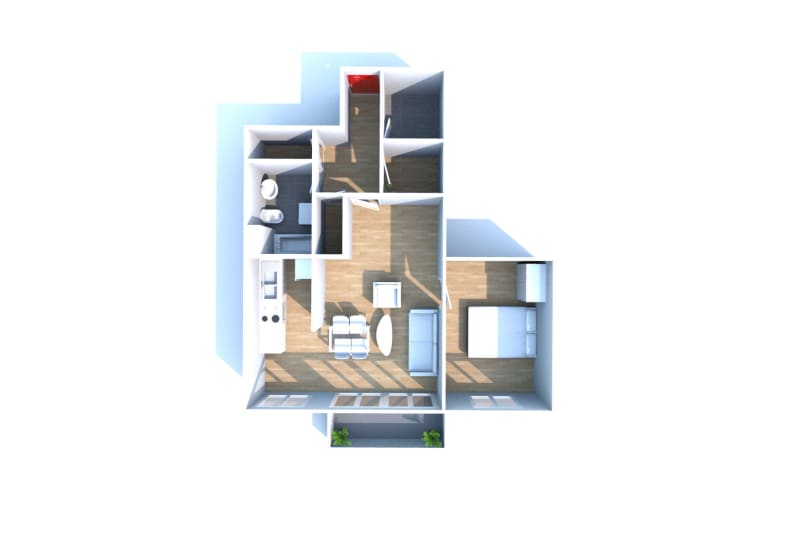 Location grand appartement T2 à Bolbec - Image 3