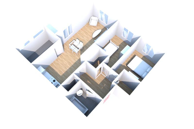 Appartement en location 3 pièces dans un quartier calme à Bolbec - Image 7