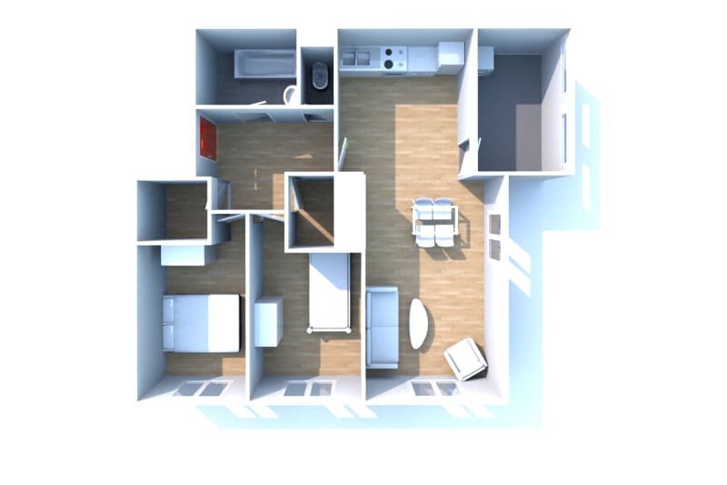 Appartement en location 3 pièces dans un quartier calme à Bolbec - Image 8