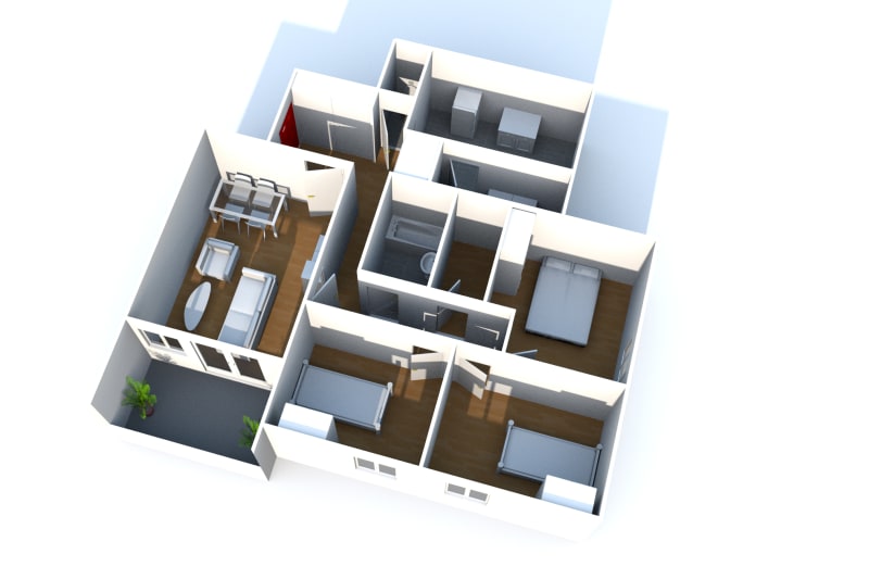 Appartement F4 à louer à Bolbec, dans une résidence réhabilitée - Image 8