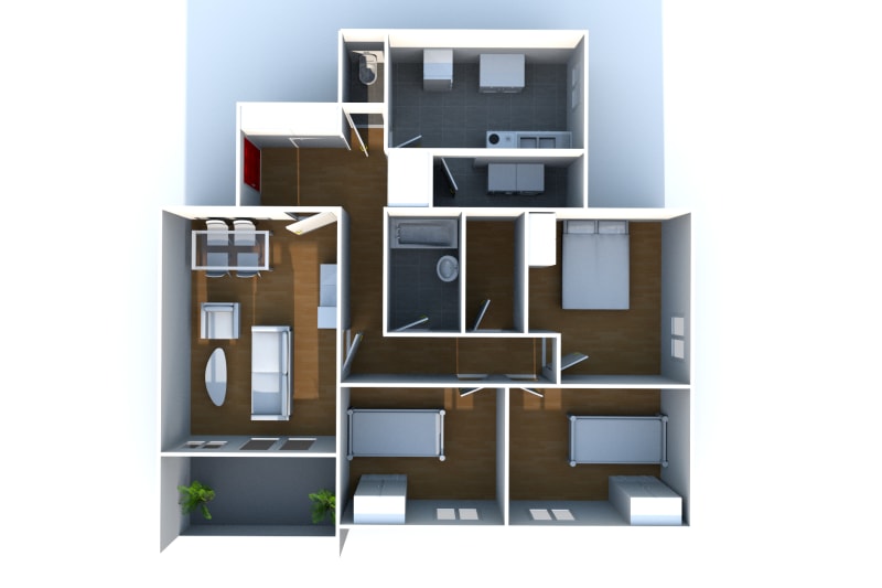 Appartement F4 à louer à Bolbec, dans une résidence réhabilitée - Image 9