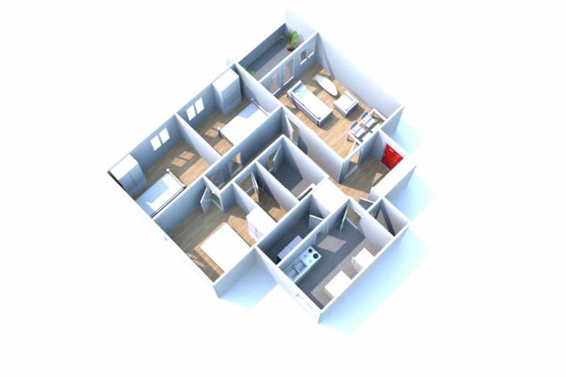 Location appartement T4 à Bolbec - Image 2