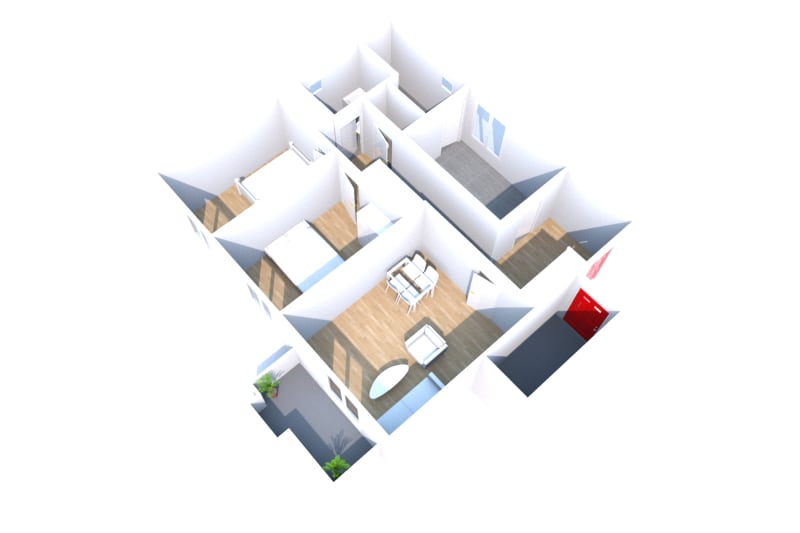 Location d'un appartement T3 à Bolbec - Image 1