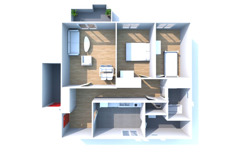 Location d'un appartement T3 à Bolbec - Image 2