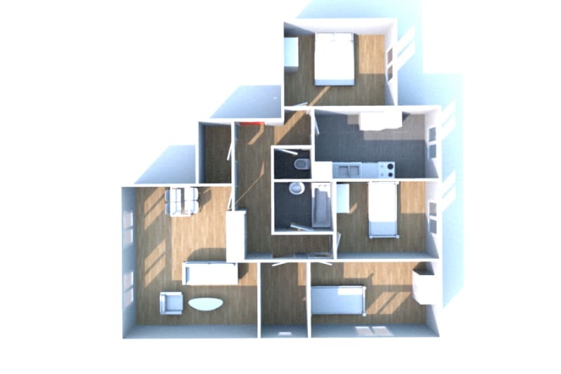 À Bolbec : location appartement T4 - Image 3