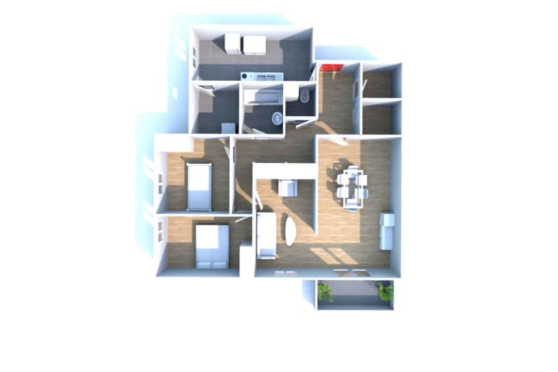 Appartement F4 à louer dans un cadre verdoyant à Bolbec - Image 3