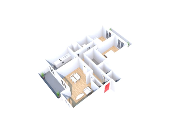 Appartement F3 à louer dans un cadre verdoyant à Bolbec - Image 2