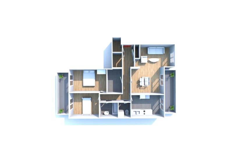 Appartement F3 à louer dans un cadre verdoyant à Bolbec - Image 3