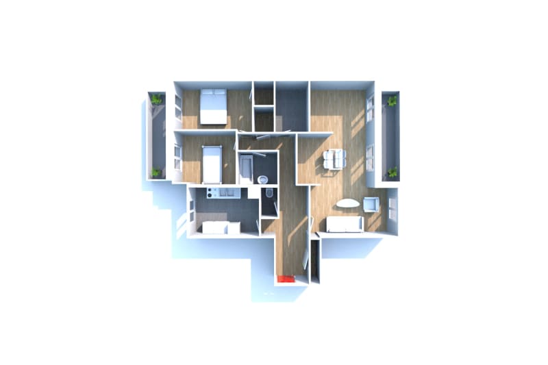 À Bolbec, grand appartement 3 pièces à louer - Image 3