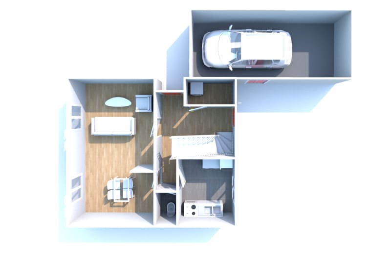 Grand Pavillon T3 en location à Callengeville - Image 3