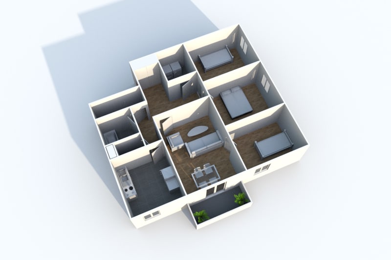 Appartement T4 à louer à Bosc-le-Hard - Image 6