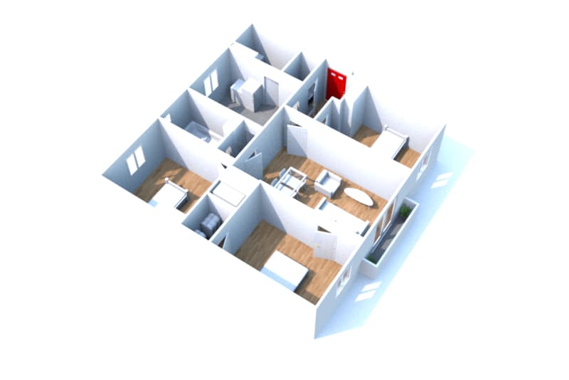 Appartement T4 en location avec vue sur Rouen - Image 3