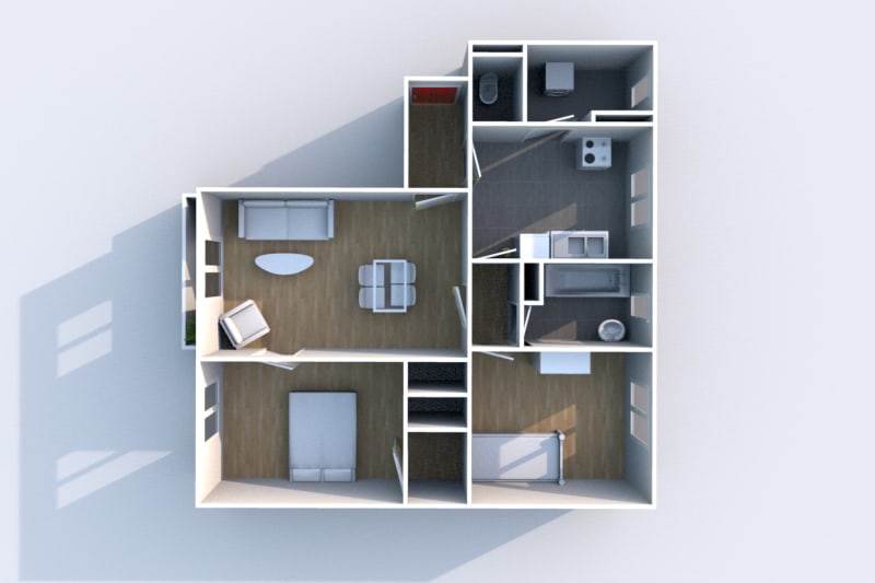 Appartement F3 en location à Canteleu - Image 4