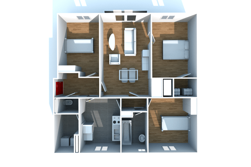 Appartement F4 en location à Canteleu - Image 4
