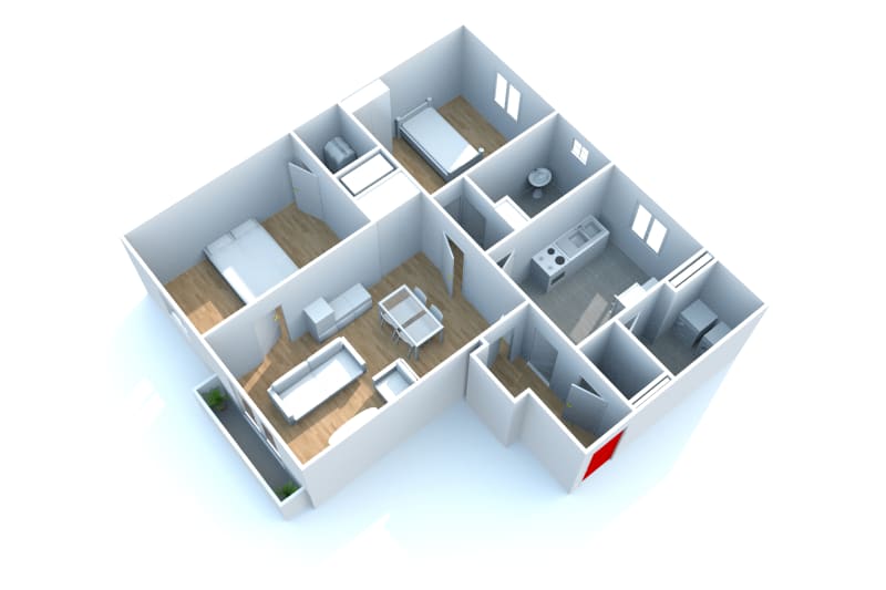 Location appartement T3 à Canteleu - Image 2