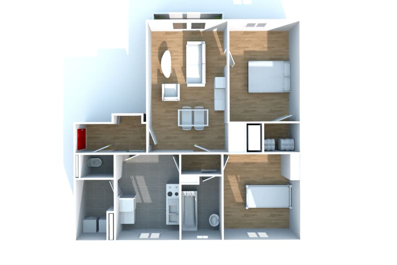 Location appartement T3 à Canteleu - Image 3