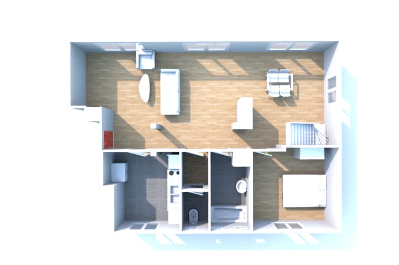 Duplex T3 en location à Canteleu - Image 3