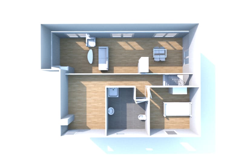 Duplex T3 en location à Canteleu - Image 5