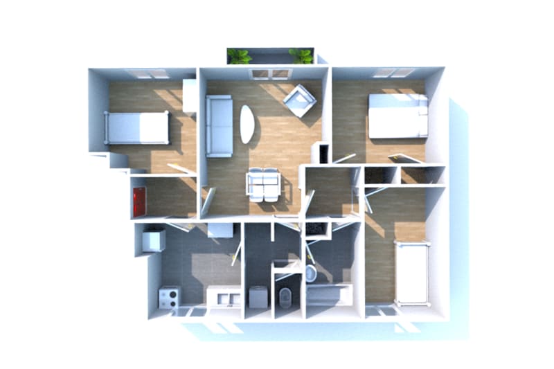 Appartement F4 en location à Canteleu - Image 3