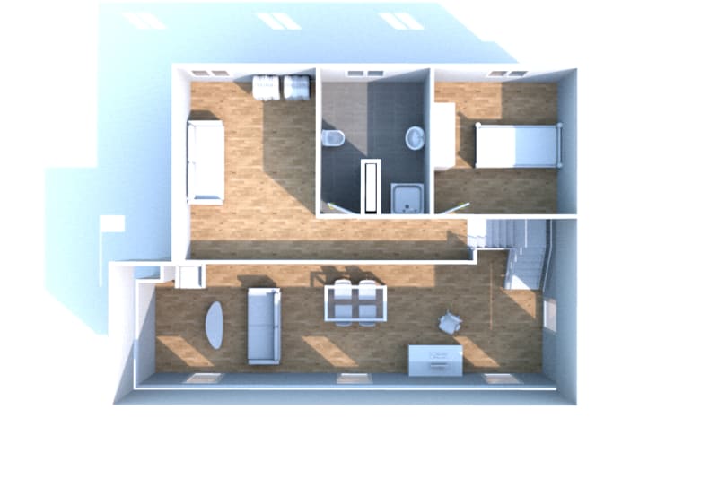 Grand Duplex F3 en location à Canteleu - Image 8