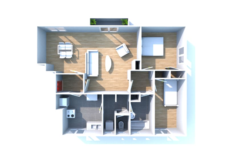 Grand appartement T3 à louer à Canteleu - Image 8