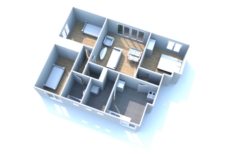 Appartement F4 à louer à Canteleu - Image 2