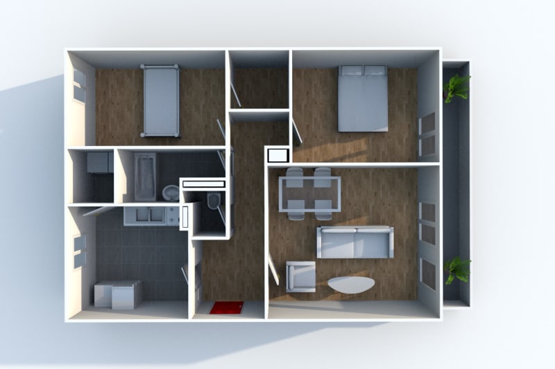 Appartement F3 à louer dans quartier résidentiel à Canteleu - Image 5
