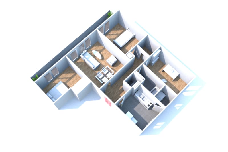 Appartement F4 à louer dans quartier résidentiel à Canteleu - Image 4