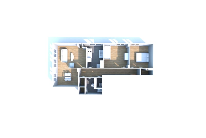 Grand T3 appartement à Canteleu à louer - Image 3