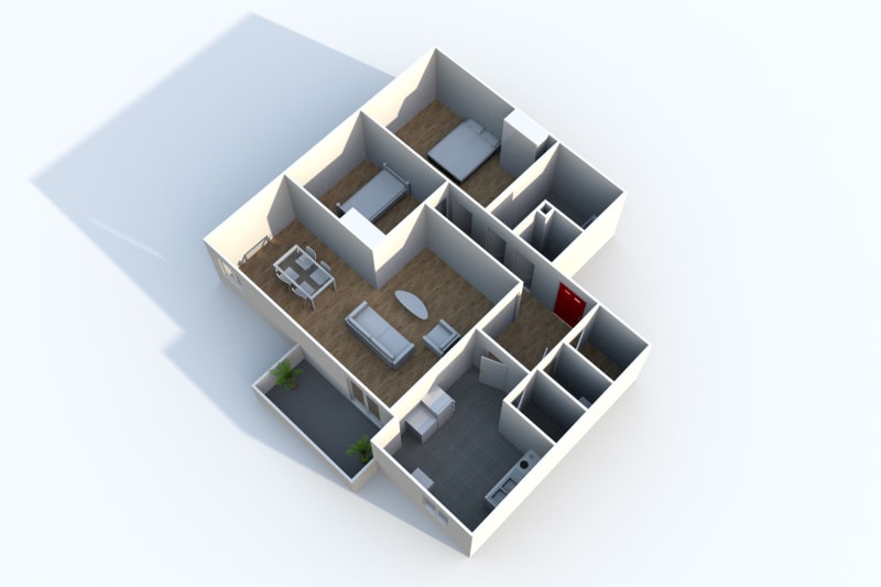 Appartement T3 à louer avec vue imprenable à Canteleu - Image 8