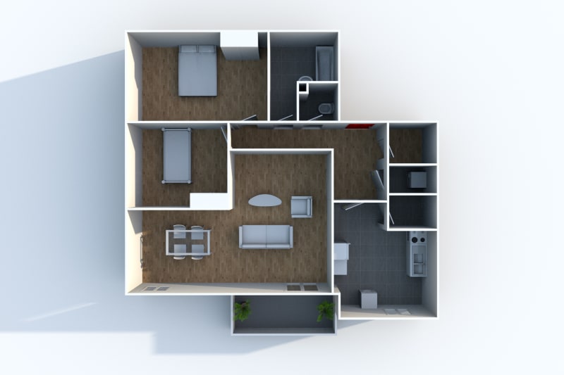 Appartement T3 à louer avec vue imprenable à Canteleu - Image 9