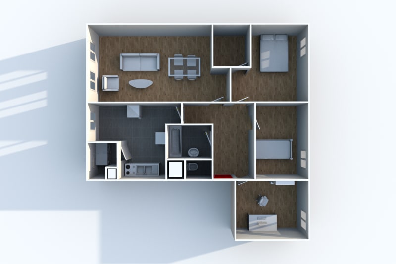 Appartement F4 en location dans quartier résidentiel à Canteleu - Image 5