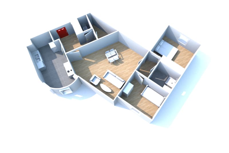 À Canteleu, appartement 3 pièces à louer - Image 9
