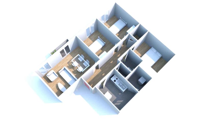 Appartement en location F4 à Cany-Barville - Image 2