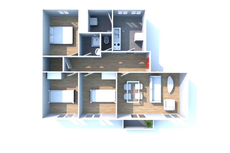 Appartement en location F4 à Cany-Barville - Image 3