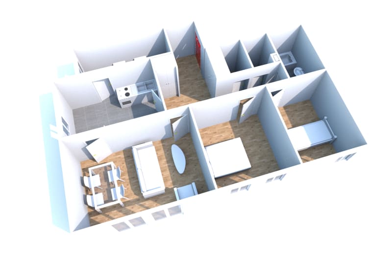 Appartement de 3 pièces à louer à Cany-Barville - Image 2