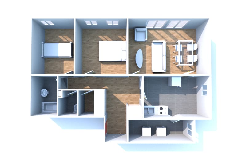 Appartement de 3 pièces à louer à Cany-Barville - Image 3