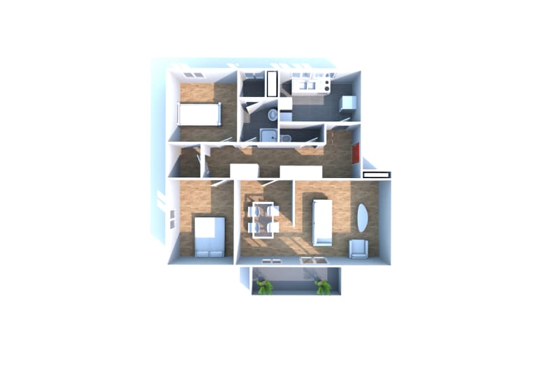 À louer à Rives-en-Seine : grand appartement T3 - Image 3